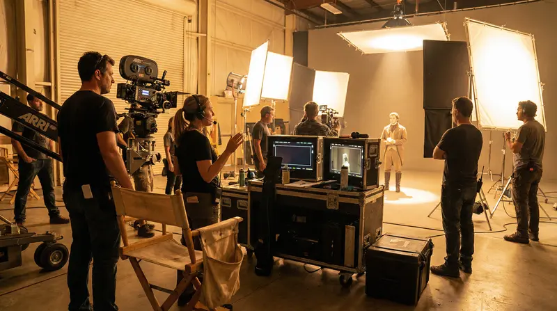 免费看片国际化专业拍摄团队合作现场